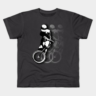 BMX 80s style cross up old school BMX Kids T-Shirt